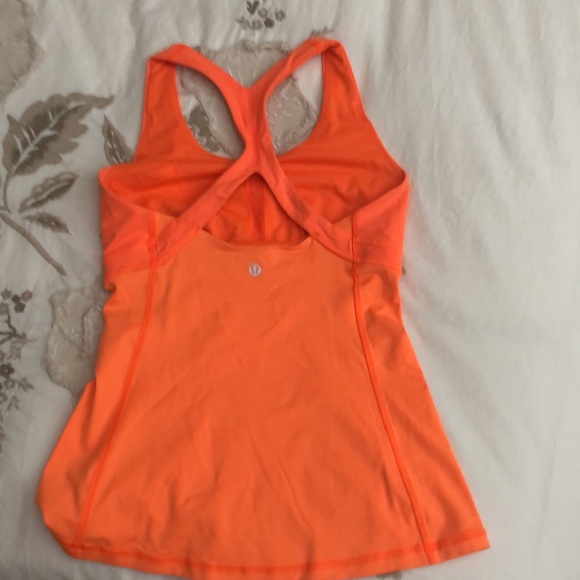 Orange lululemon tank - Picture 2 of 4